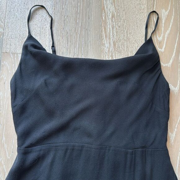 Sunday Best Aritzia Spencer Dress Cowl-Neck Mini Dress Black SzM - Picture 3 of 13